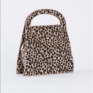 Mathe Square Detachable Crossbody Bag - Leopard